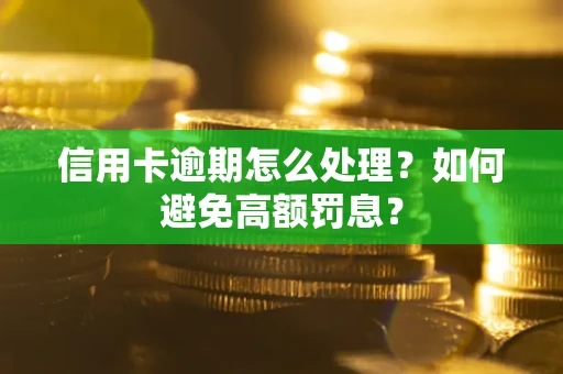 济南信用卡逾期怎么处理？如何避免高额罚息？