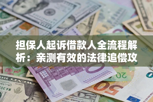 济南担保人起诉借款人全流程解析：亲测有效的法律追偿攻略