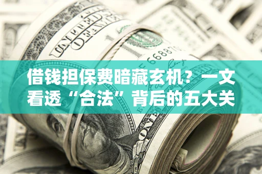 济南借钱担保费暗藏玄机？一文看透“合法”背后的五大关键陷阱