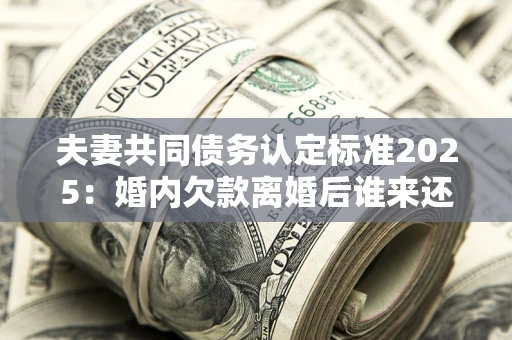 济南夫妻共同债务认定标准2025:婚内欠款离婚后谁来还? 济南夫妻共同债务认定标准2025:婚内欠款离婚后谁来还?