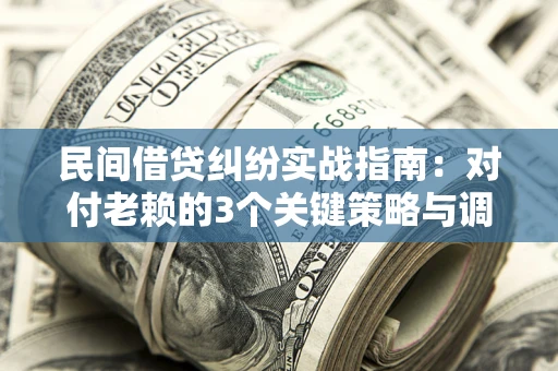 济南民间借贷纠纷实战指南：对付老赖的3个关键策略与调解盲区解析