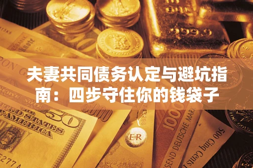 济南夫妻共同债务认定与避坑指南：四步守住你的钱袋子