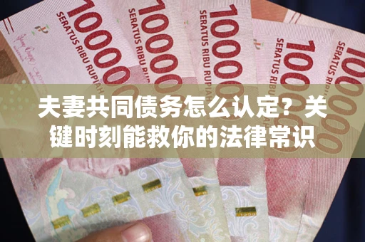 济南夫妻共同债务怎么认定？关键时刻能救你的法律常识