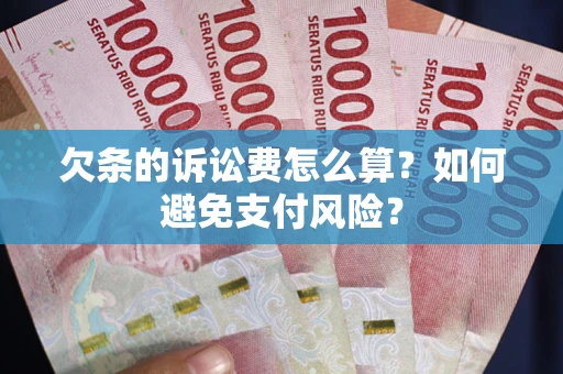 济南欠条的诉讼费怎么算？如何避免支付风险？